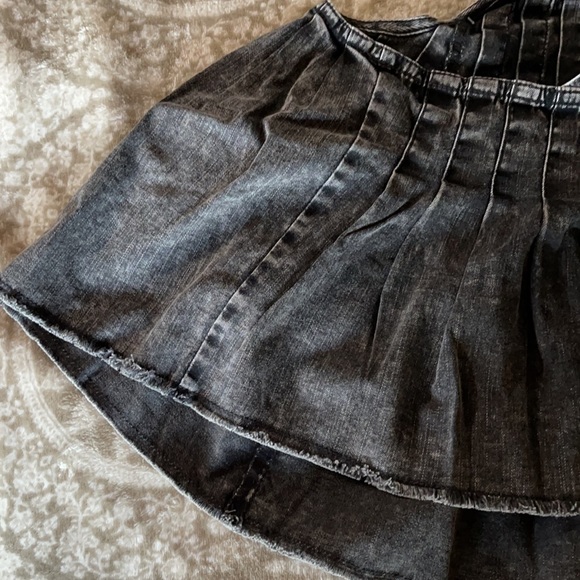 Denim Free People Crop Top (SOLD) - Picture 5 of 10